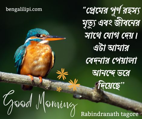 rabindranath Good Morning quotes in bengali 