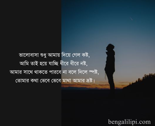 Emotional Sad Shayari In Bengali