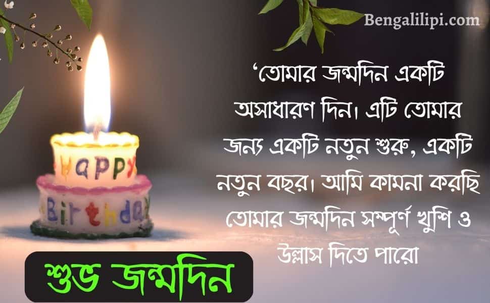 happy birthday wish for girlfriend in bengali