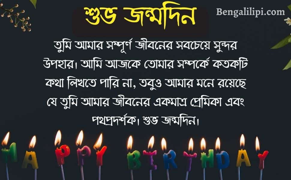 bangla wife happy birthday wish