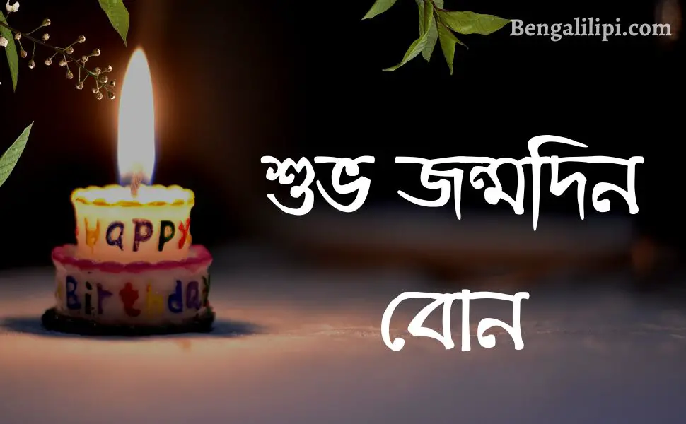 sister happy birthday wish bangla