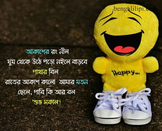 funny good morning bengali wish 