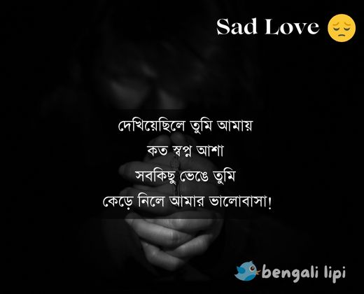 sad love poem in bengali