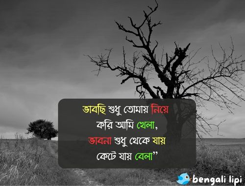 Sad Caption Bengali