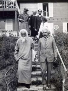 rabindranath tagore with albert einstein